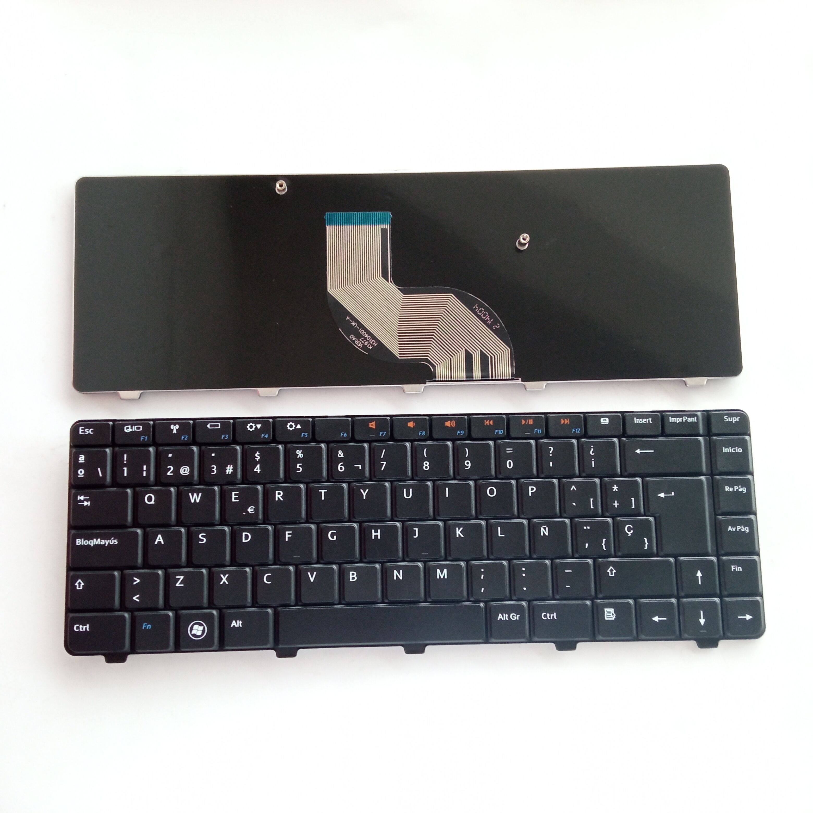Picture of Laptop Spanish keyboard forNew Replacement Laptop Keyboard For DELL N4010 BLACK (OEM) Sp Layout